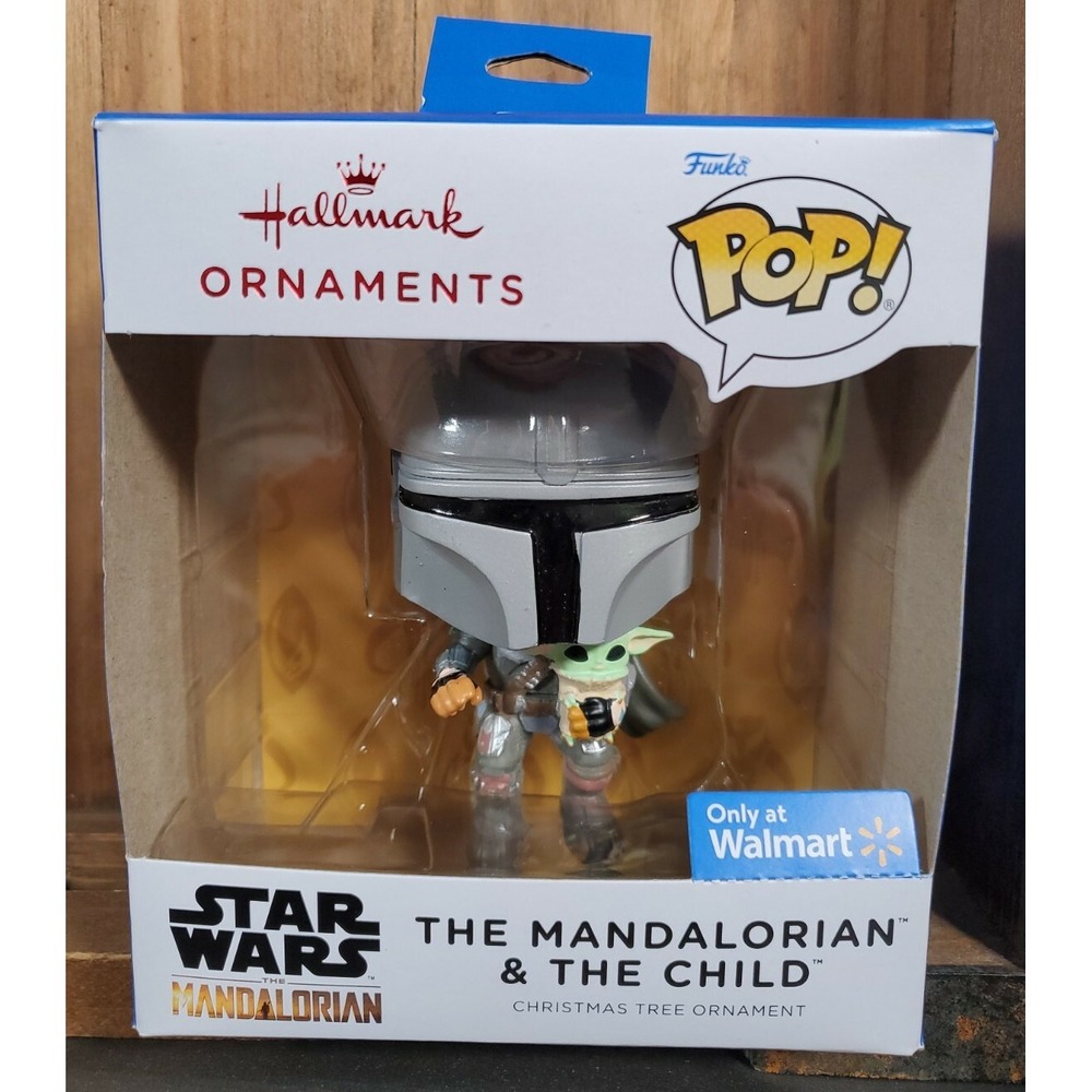 2021 Hallmark Funko Pop Ornament Star Wars The Mandalorian & the Child Walmart